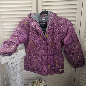 Cute Girls Coat Polk A Dots Monkeys